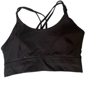 Athletic works s black sports bra, Large